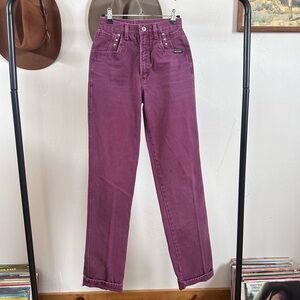 Rockies Western Purple High-Waisted Jeans